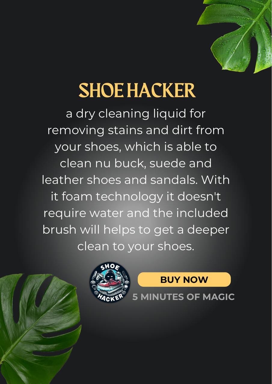 Shoe hacker shoe cleaning foam 150 ml with free brush