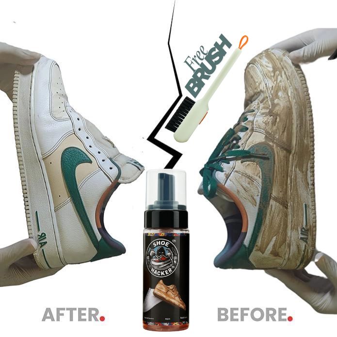 Shoe hacker shoe cleaning foam 150 ml with free brush